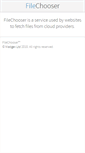 Mobile Screenshot of filechooser.com